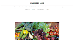 Desktop Screenshot of milkyforkfarm.com